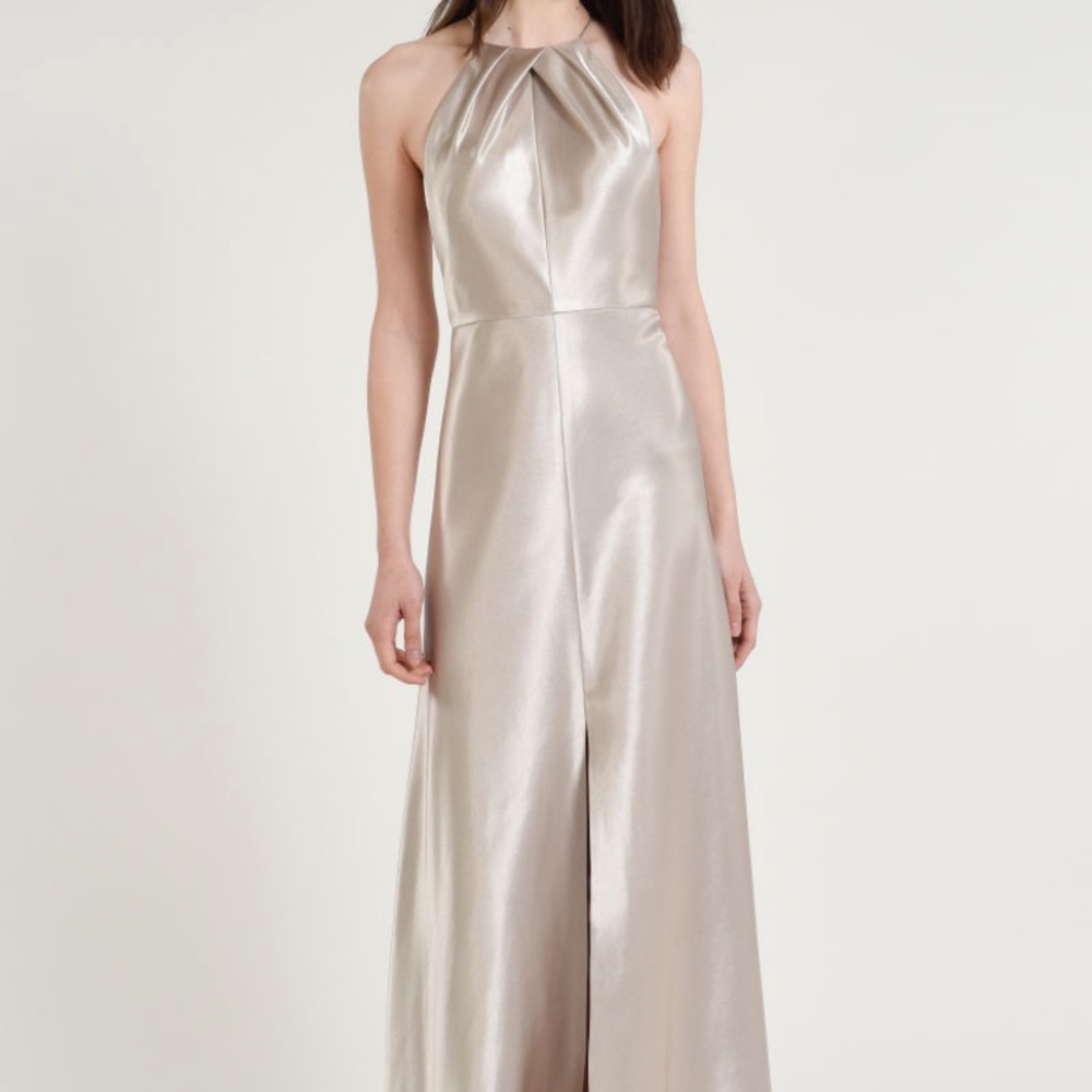 Jenny Yoo Cameron bridesmaid dress latte size 6